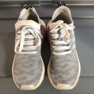 Women Adidas NMD Sneakers - Size 6.5 - Grey & Pink